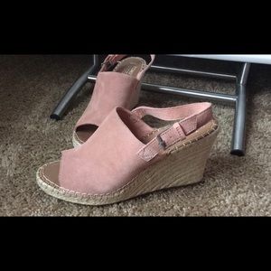 Toms Monica Wedge Sandals Size 10